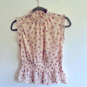 Kid girls floral blouse